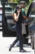 NOOR ALFALLAH Arrives at San Vicente Bungalows in West Hollywood 07/18/2024
