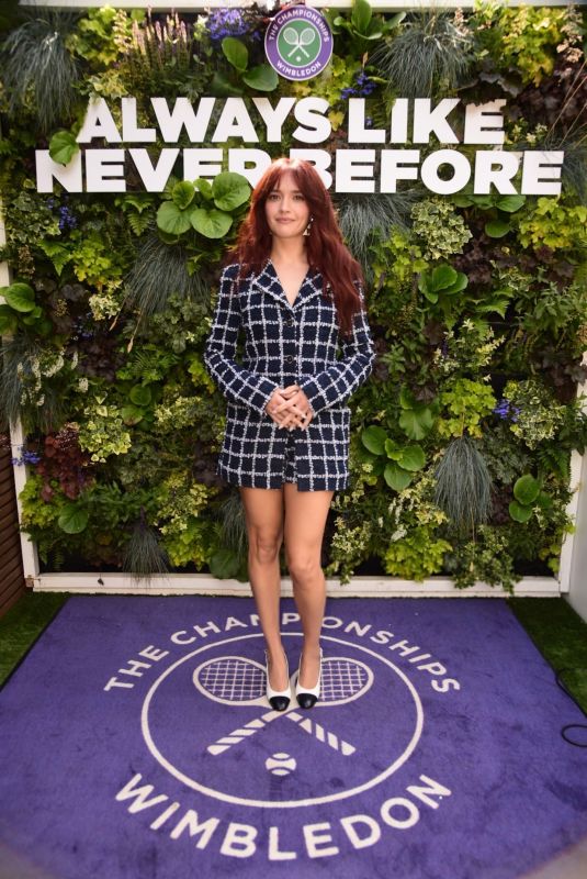 OLIVIA COOKE at Wimbledon Championships 2024 in London 07/14/2024
