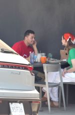 OLIVIA MACKLIN and Benjamin Levy on a Lunch Date in Los Feliz 07/04/2024