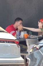 OLIVIA MACKLIN and Benjamin Levy on a Lunch Date in Los Feliz 07/04/2024
