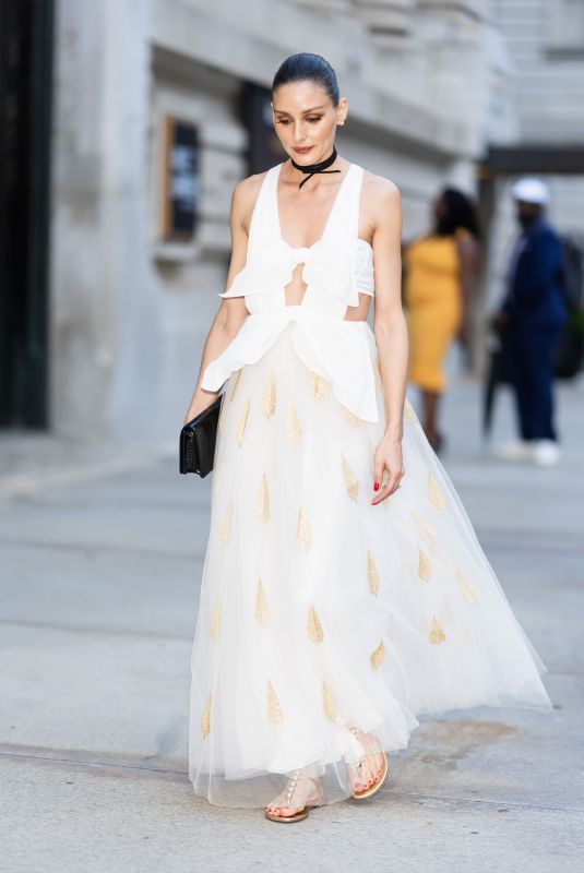 OLIVIA PALERMO at a Photoshoot in New York 07/23/2024