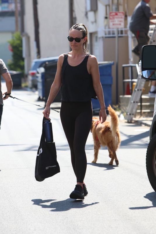 OLIVIA WILDE Leaves a Gym in Studio City 07/09/2024