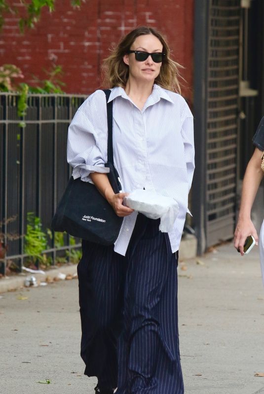 OLIVIA WILDE Out and About in New York 07/29/2024