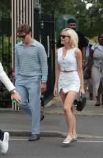 PIXIE LOTT Arrives at 2024 Wimbledon Tennis Championships 07/01/2024