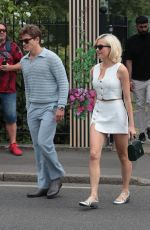 PIXIE LOTT Arrives at 2024 Wimbledon Tennis Championships 07/01/2024