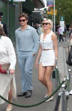 PIXIE LOTT Arrives at 2024 Wimbledon Tennis Championships 07/01/2024