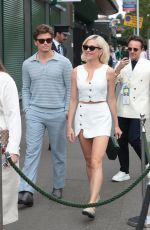 PIXIE LOTT Arrives at 2024 Wimbledon Tennis Championships 07/01/2024