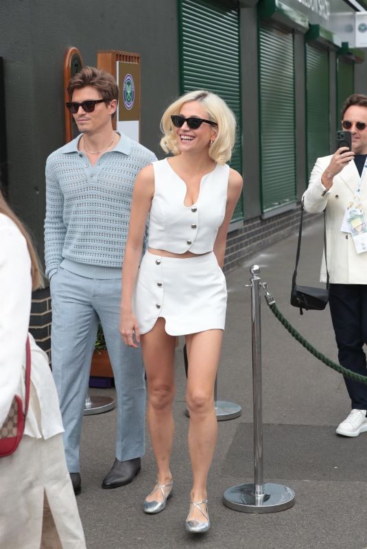 PIXIE LOTT Arrives at 2024 Wimbledon Tennis Championships 07/01/2024