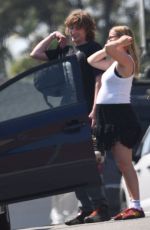 Pregnant GEORGIA MAY JAGGER Out in Los Angeles 07/10/2024