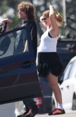 Pregnant GEORGIA MAY JAGGER Out in Los Angeles 07/10/2024