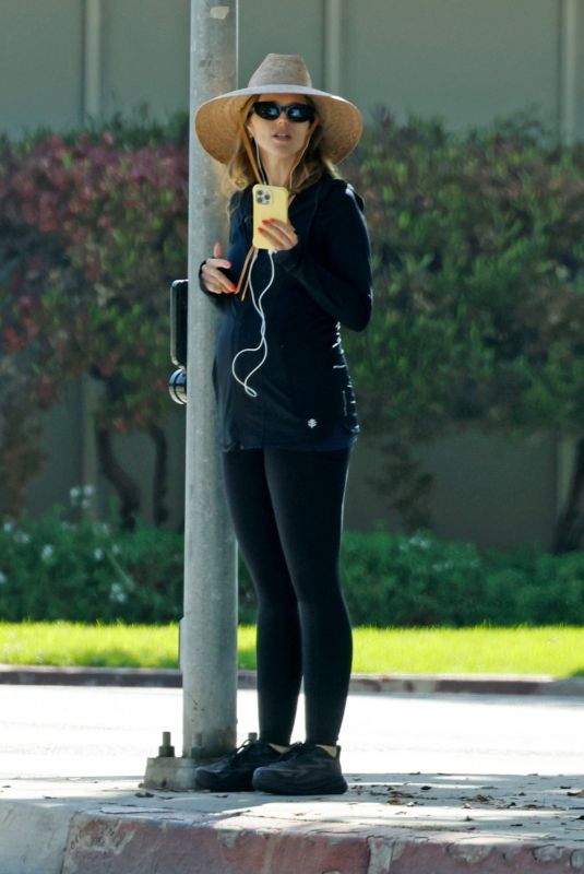 Pregnant KATHERINE SCHWARZENEGGER Out in Los Angeles 06/28/2024