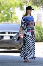 Pregnant LALA KENT Leaves Her Podcast Office in Los Angeles 07/24/2024