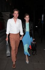PRINCESS BEATRICE at an Intimate Dinner to Celebrate 20th Anniversary of Maria Sharapova’s First Wimbledon Title in London 07/03/2024