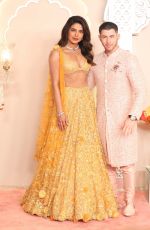 PRIYANKA CHOPRA and Nick Jonas at Anant Ambani