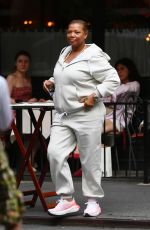 QUEEN LATIFAH at Sant Ambroeus Italian Restaurant in West Village 07/24/2024