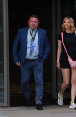RACHEL RILEY Leaves Countdown Filming at Media City in Salford 07/08/2024