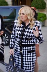 REBEL WILSON Greets Fans Outside Her Hotel in Paris 07/29/2024