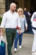 REBEL WILSON Leaves Her Hotel in Paris 07/26/2024
