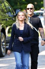REESE WITHERSPOON on the Set of The Morning Show in New York 07/30/2024