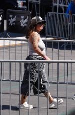 REMI WOLF Arrives at Jimmy Kimmel Live! at El Capitan Entertainment Centre in Hollywood 07/18/2024