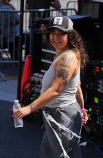 REMI WOLF Arrives at Jimmy Kimmel Live! at El Capitan Entertainment Centre in Hollywood 07/18/2024