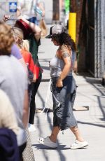 REMI WOLF Arrives at Jimmy Kimmel Live! at El Capitan Entertainment Centre in Hollywood 07/18/2024