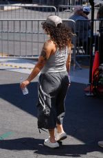 REMI WOLF Arrives at Jimmy Kimmel Live! at El Capitan Entertainment Centre in Hollywood 07/18/2024