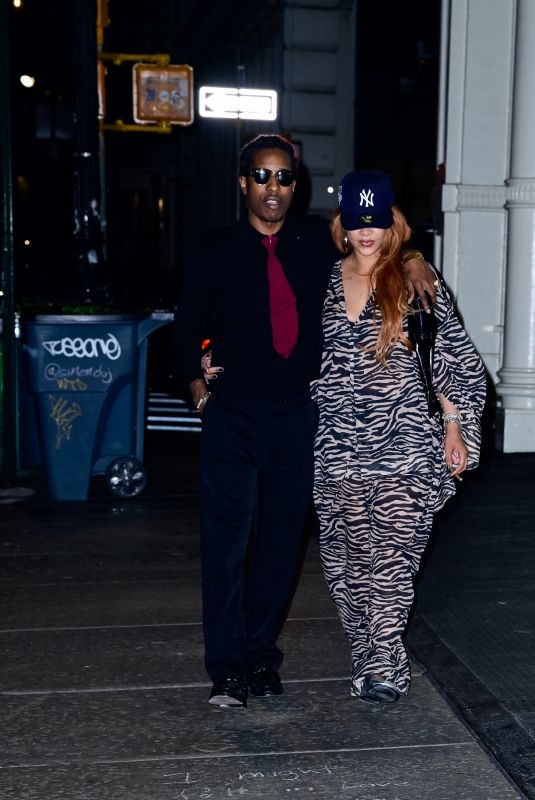 RIHANNA and A$AP Rocky Out and About in New York 07/11/2024