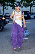 RIHANNA and ASAP Rocky Night Out at Aloft Hotel in New York 07/13/2024