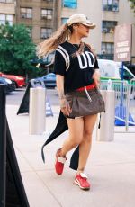 RIHANNA Arrives at AC Milan vs. Man City Game at Yankee Stadium in New York 07/28/2024