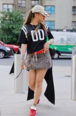 RIHANNA Arrives at AC Milan vs. Man City Game at Yankee Stadium in New York 07/28/2024