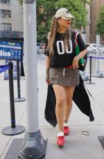 RIHANNA Arrives at AC Milan vs. Man City Game at Yankee Stadium in New York 07/28/2024