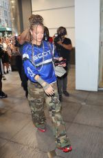 RIHANNA Arrives at an Building in New York 07/23/2024