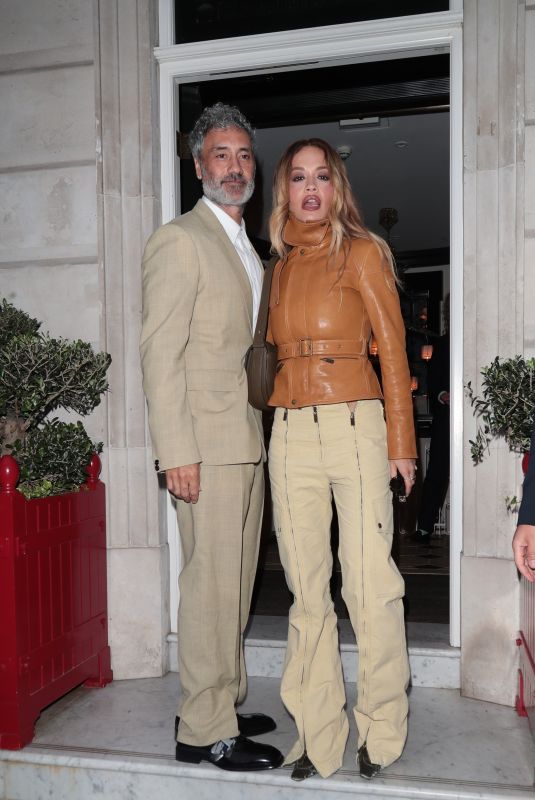 RITA ORA and  Taika Waititi at an Intimate Dinner to Celebrate 20th Anniversary of Maria Sharapova’s First Wimbledon Title in London 07/03/2024