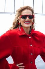 RITA ORA at Empire State Building Celebrates Release of Descendants: The Rise of the Red in New York 07/09/2024