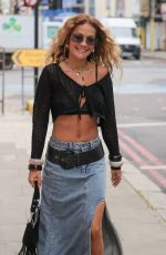 RITA ORA Leaves Bauer Media Office in London 07/23/2024
