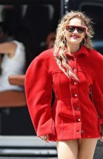 RITA ORA Leaves Live with Kelly and Mark Studio in New York 07/09/2024
