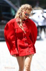 RITA ORA Leaves Live with Kelly and Mark Studio in New York 07/09/2024
