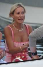 ROXY JACENKO and Oliver Curtis at a Family Break at a Yacht in Portofino 07/13/2024