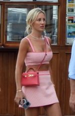 ROXY JACENKO and Oliver Curtis at a Family Break at a Yacht in Portofino 07/13/2024