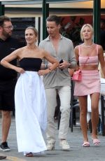 ROXY JACENKO and Oliver Curtis at a Family Break at a Yacht in Portofino 07/13/2024