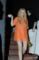 RUMER WILLIS Leaves Gucci Event at Chateau Marmnot in Los Angeles 07/18/2024