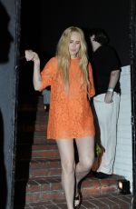 RUMER WILLIS Leaves Gucci Event at Chateau Marmnot in Los Angeles 07/18/2024