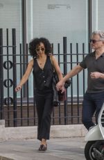 RUTH NEGGA Leaves Chiltern Firehouse in London 07/18/2024