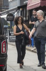 RUTH NEGGA Leaves Chiltern Firehouse in London 07/18/2024