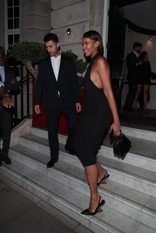 SABRINA DHOWRE ELBA at an Intimate Dinner to Celebrate 20th Anniversary of Maria Sharapova’s First Wimbledon Title in London 07/03/2024