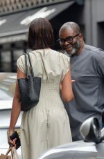 SABRINA DHOWRE ELBA Meets up with a Director Friend in London 06/29/2024