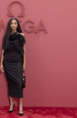 SALWA RAJAA at Opening Night of Omega House in Paris 07/27/2024