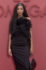 SALWA RAJAA at Opening Night of Omega House in Paris 07/27/2024