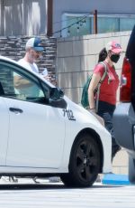 SARAH SILVERMAN and Rory Albanese Out with Their Dog at Vet in Studio City 07/20/2024